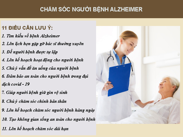 Chăm sóc người bệnh Alzheimer